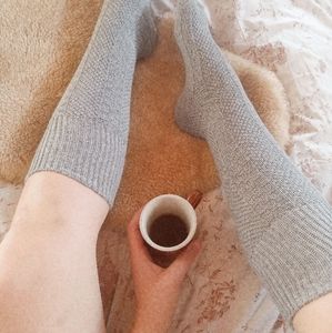 3 Pairs of Long Knit Socks